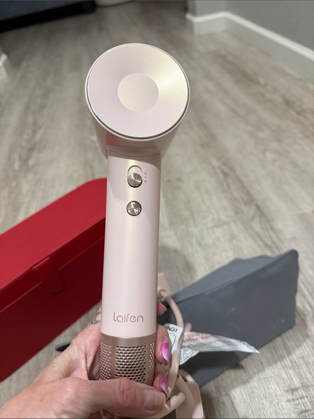 Laifen Pink Ionic Hair Dryer – Lightweight Salon Performance